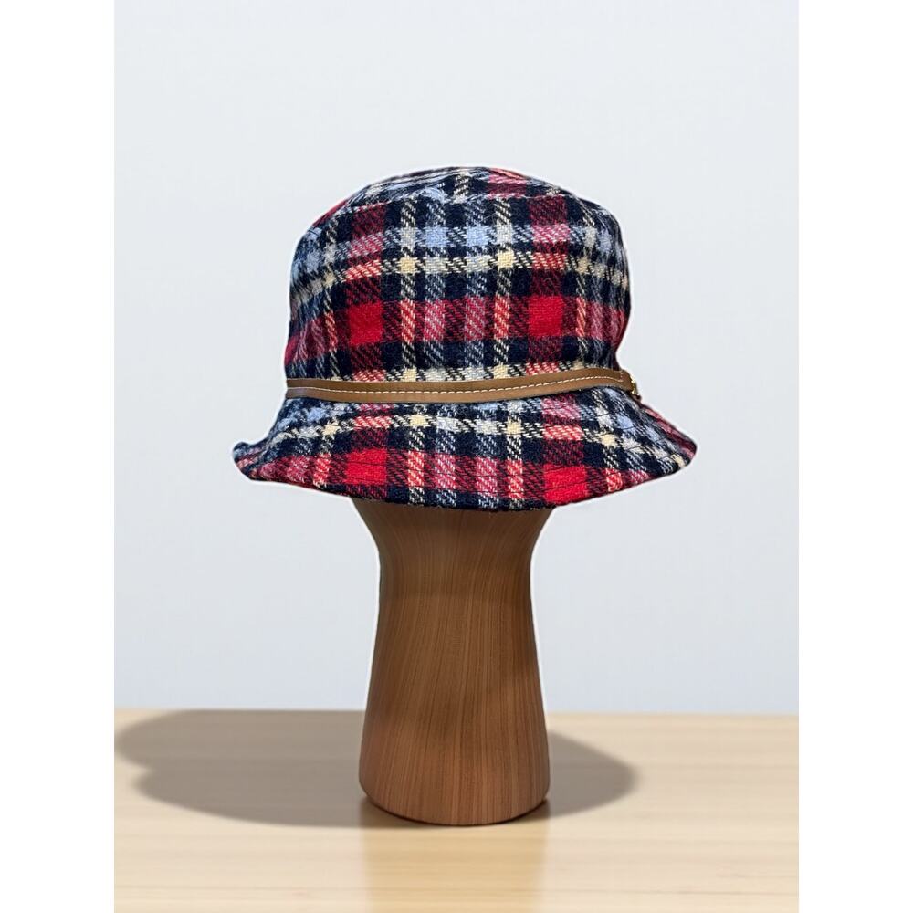 NWOT Y2K Coach Wool Plaid Bucket Hat Size – Size M/L - Picture 3 of 5